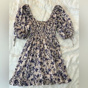 Floral Puff Sleeve Dress